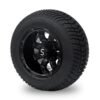 Golf Cart Wheels Gloss Black 10"