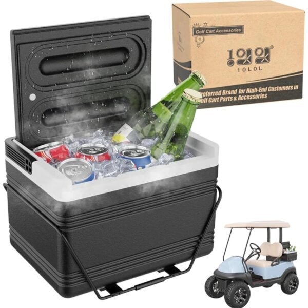 Golf Cart Cooler Box + Bracket